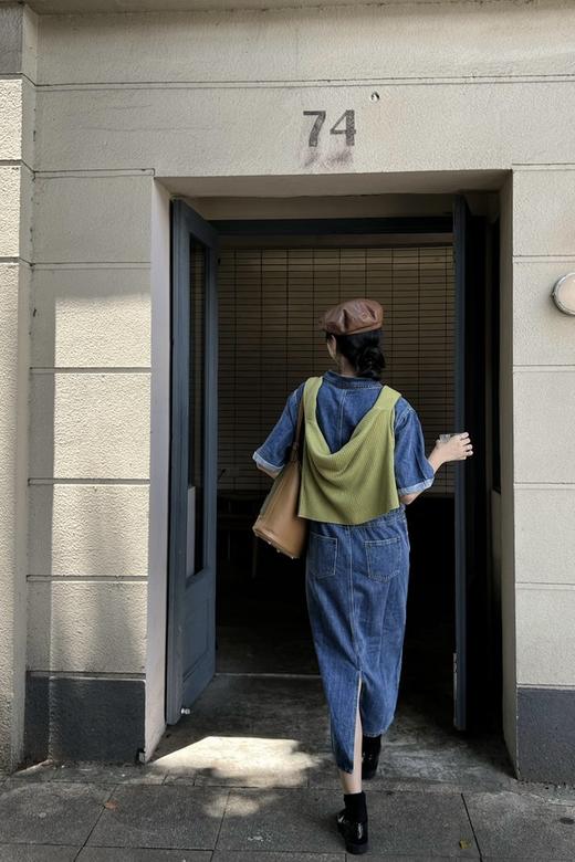 WHO KNOWS 水洗牛仔口袋饰连衣裙 16806 商品图5