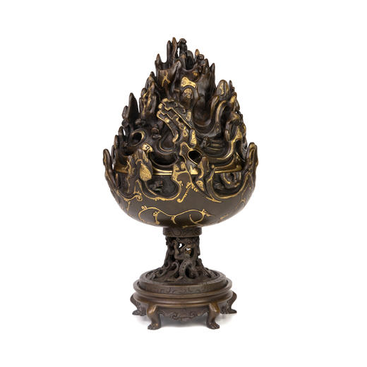 吉祥古法香炉 描金仿汉博山炉 商品图0