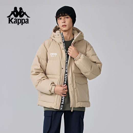 Kappa卡帕背靠背运动羽绒服男2024新款冬户外保暖上衣开衫外套女K0EZ2YY01D 商品图3