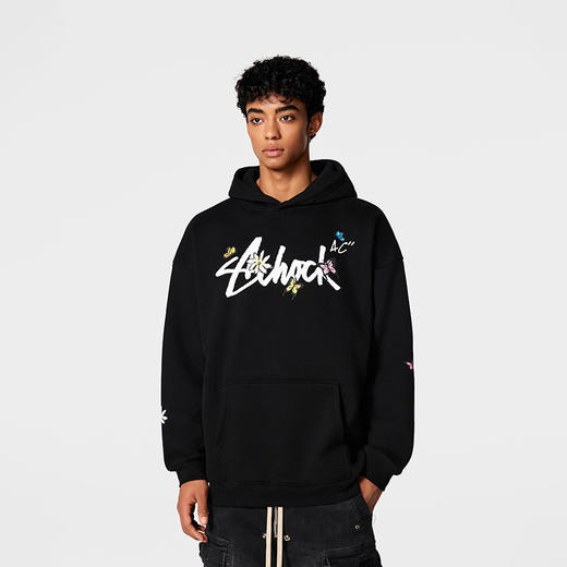 【Achock官方店】潮牌嘻哈卡通图案印花帽衫外套美式休闲连帽卫衣 商品图3