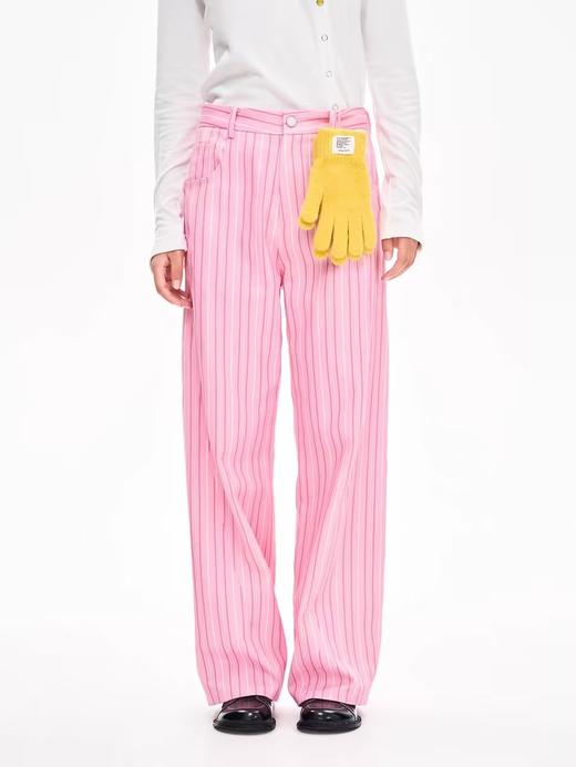 heris/H43120/条纹印花长裤 商品图0