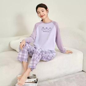 康妮雅女式长袖长裤套头套装