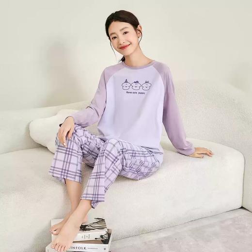 康妮雅女式长袖长裤套头套装 商品图0