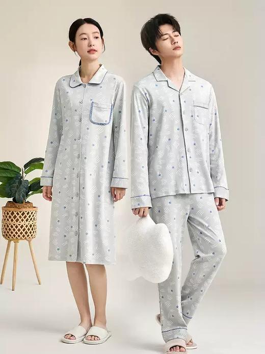 康妮雅女式长袖睡裙 商品图4