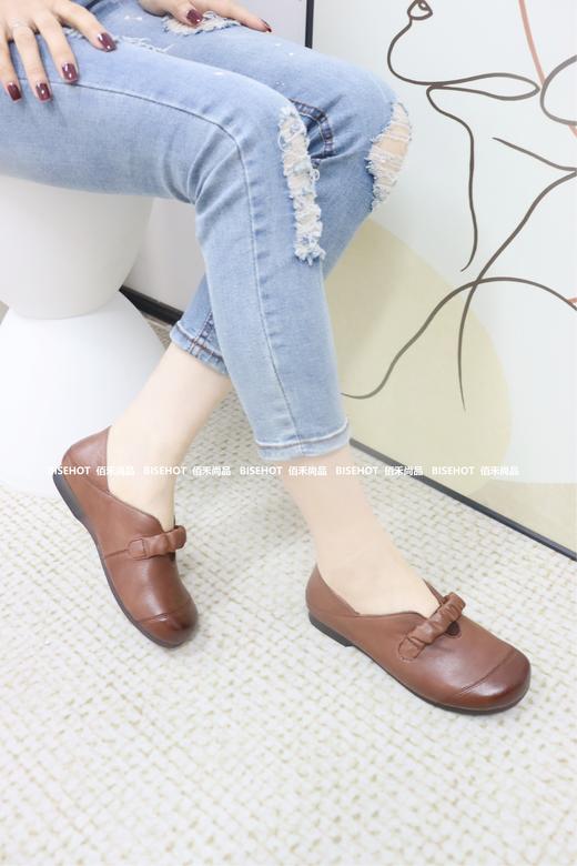 新品女士真皮软底软面婆婆单鞋963B43515（W） 商品图2