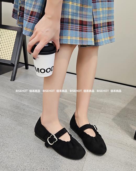 新品磨砂牛皮软底软面气质满满女单鞋T20B43523（W） 商品图5