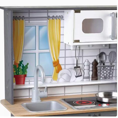 Hape超能声光模拟厨房幼儿园儿童过家家仿真厨房玩具角色扮演游戏区 商品图4