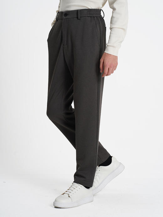 callisto深灰色莫代尔休闲裤 商品图3