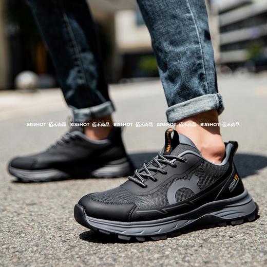 新品男士厚底百搭舒适休闲登山运动鞋639B43011（W） 商品图0