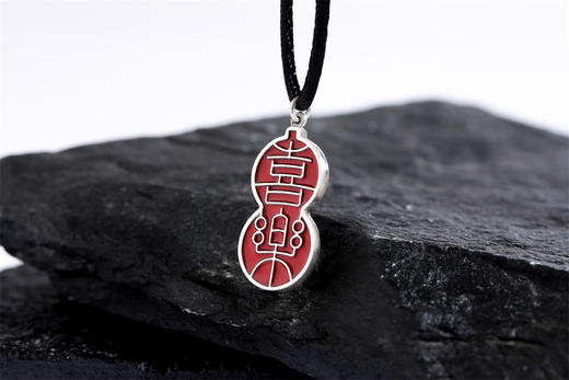 矩德泉坊 纯银手作    平安喜乐珐琅吊坠QW408000786 商品图5