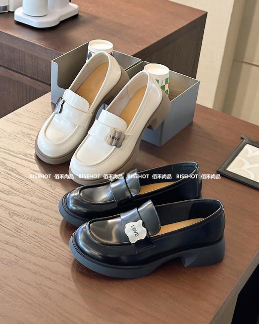 新品漆皮百搭厚底舒适乐福单鞋547B43519（W） 商品图0