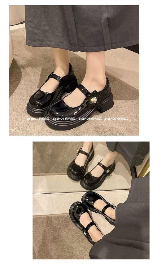 新品玛丽珍系列增高显瘦少女系单鞋909B43502（W） 商品图7