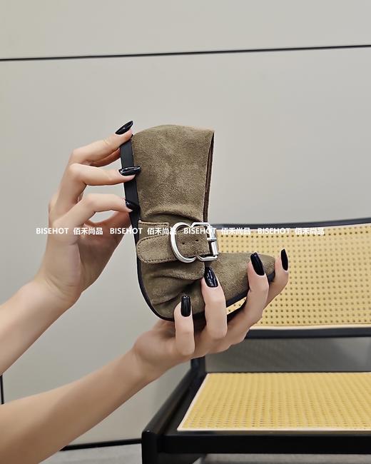 新品磨砂牛皮软底软面气质满满女单鞋T20B43523（W） 商品图7