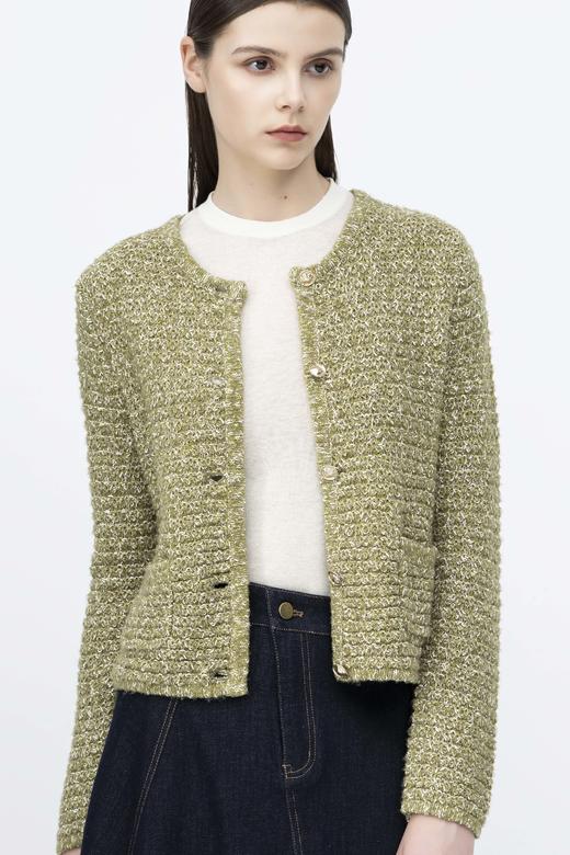 CARA BLUE 气质香风针织开衫 商品图0