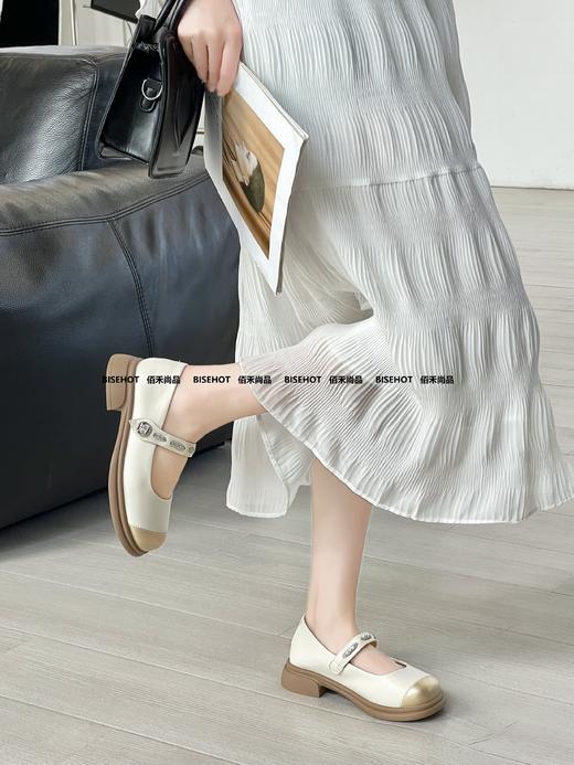 新品拼接舒适软底软面玛丽珍女鞋919B43501（W） 商品图1