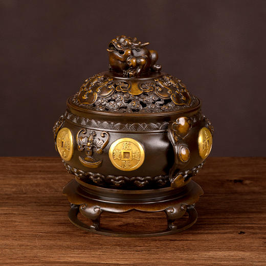 吉祥古法香炉 福禄聚宝缸 商品图6