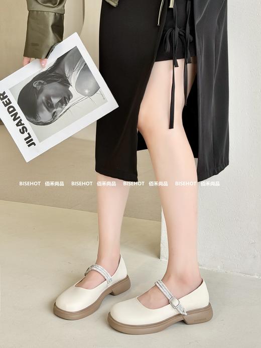 新品女士玛丽珍带钻软底舒适单鞋919B43500（W） 商品图3