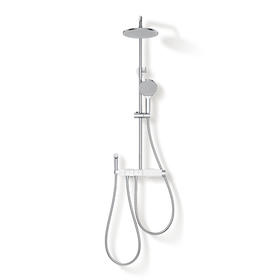 海尔（Haier）淋浴花洒套装 四功能钢琴按键淋浴器可升降调节除垢花洒SL5426