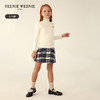 TeenieWeenie Kids小熊童装秋冬款女童高领花边纯色打底衫毛衣TKKW24OT51R 商品缩略图1