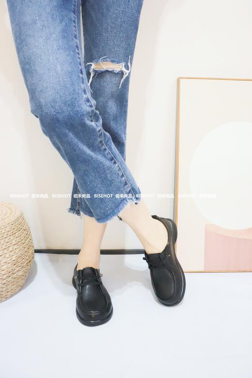 新品细带牛皮软底软面舒适婆婆单鞋963B43516（W） 商品图0
