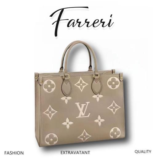 多颜色！驴家M45494  特级加强版 全皮onthego 托特包 商品图0