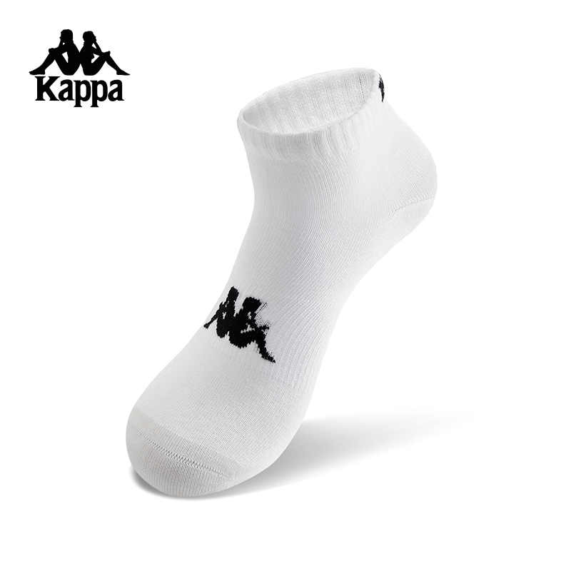 Kappa卡帕背靠背2024新款情侣运动跑步袜男低腰袜休闲短筒袜子女K0EZ8WD44-zhl