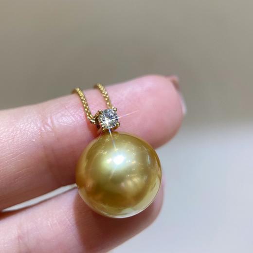 12-13mm钻石菲律宾金珠吊坠 商品图1