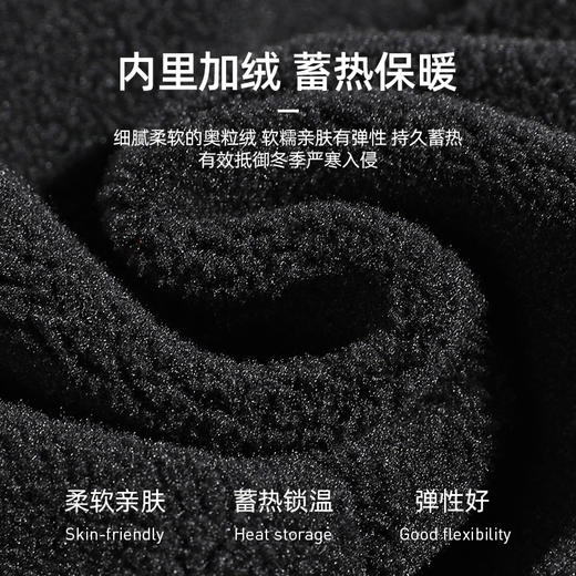 冬季新款保暖防风面罩奥粒绒加绒护耳颈户外骑行滑雪防尘透气口罩 商品图2