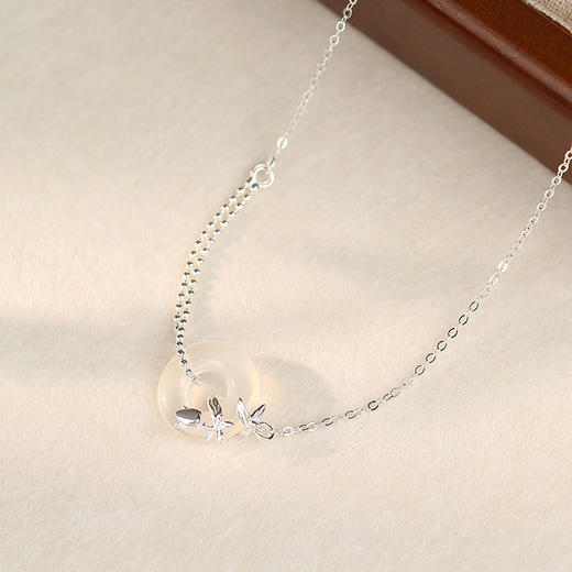 【郁金香】S925银平安扣项链【JHY-N001679Y】 商品图2