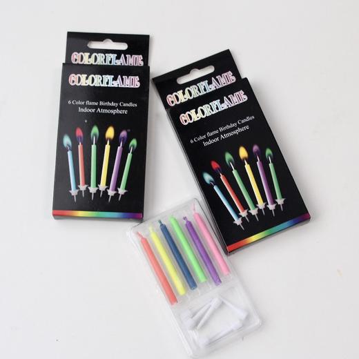ins彩虹光wonder candle生日蛋糕蜡烛（6支/盒装）（仅随蛋糕一起配送） 商品图0