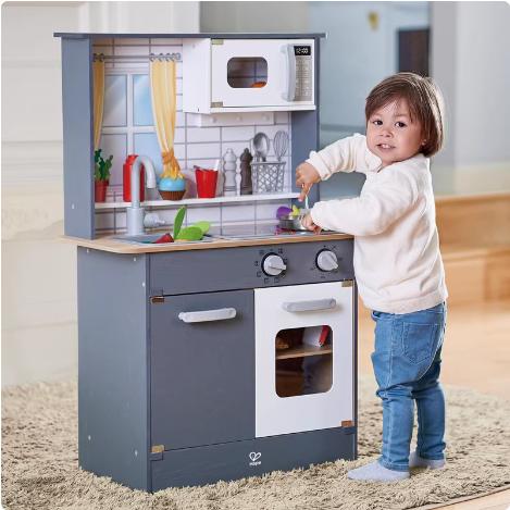 Hape超能声光模拟厨房幼儿园儿童过家家仿真厨房玩具角色扮演游戏区 商品图3