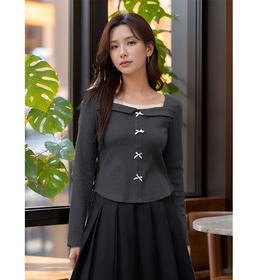 9/10奢姿大码女装2024秋季减龄蕾丝花边拼接T恤胖妹妹时尚方领上衣9943634072