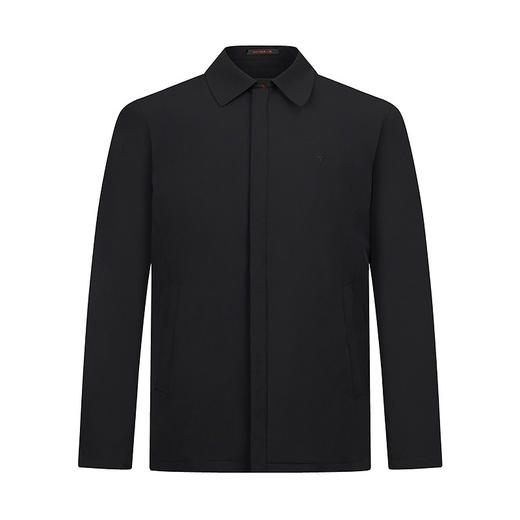 【白鸭绒】柒牌翻领羽绒服男2024冬季新品暗格纹时尚休闲保暖外套	127E70250 商品图4