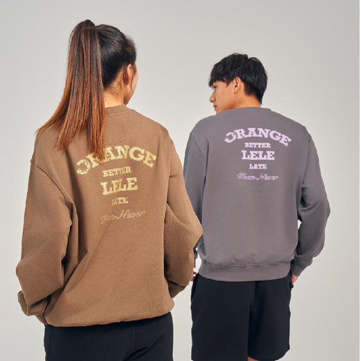 【leleorange】乐刻自研舒适圆领卫衣-男女同款 商品图8