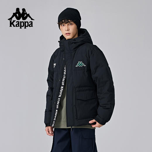 Kappa卡帕背靠背运动羽绒服男2024新款冬户外保暖上衣开衫外套女K0EZ2YY01D 商品图2