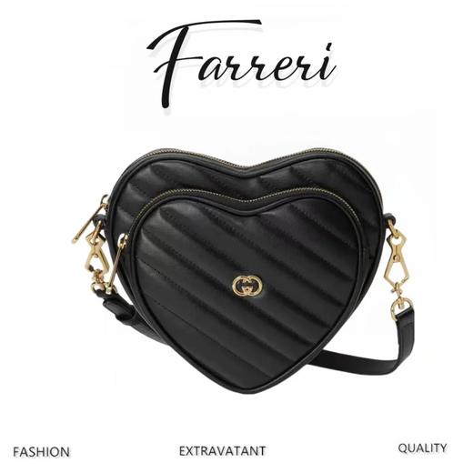 G家Gucc* 互扣式双G迷你心形肩背包 单肩 斜挎包 三色可选（BB） 商品图0