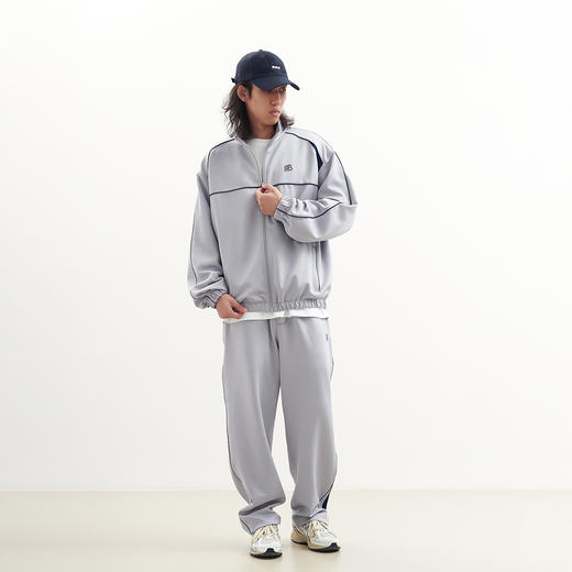 吃茶去chichaqu2024宽松复古宽松运动长裤撞色训练城市街头百搭 商品图2