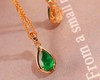 18k金祖母绿吊坠1卡拉 商品缩略图0