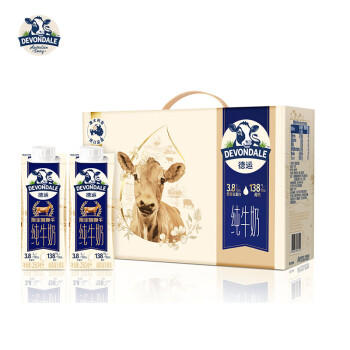 德运（Devondale）娟姗牛奶3.8g蛋白质250ml*10盒/箱澳洲原装进口礼盒送礼 商品图6