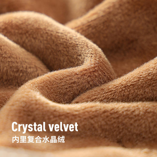 冬季麂皮绒手套男士户外运动骑行加绒加厚保暖手套开车防风寒手套 商品图3