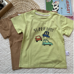 （JT-24SX332）24X忆童乐防污棉T