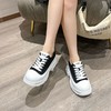 ZHR则则英伦大头小白鞋厚底休闲鞋2024夏季新款时尚运动百搭女鞋 商品缩略图9
