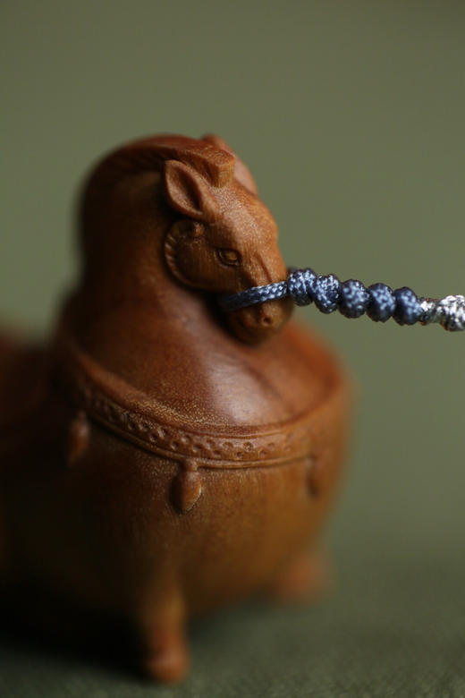 【青山特惠】老山檀【唐马】挂坠 吊坠 26*19*31mm s5 商品图6