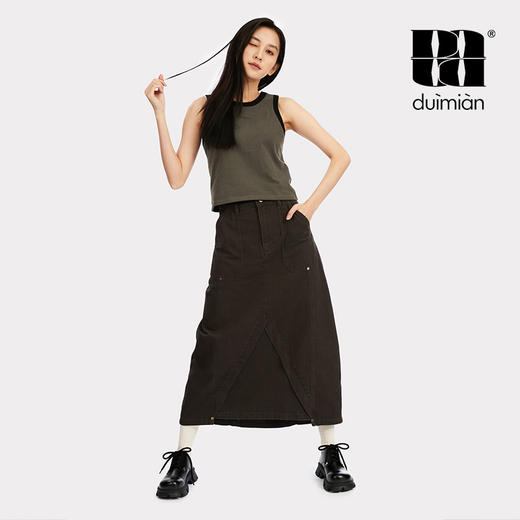 对面duimian半身裙螺母钉伞裙 商品图2