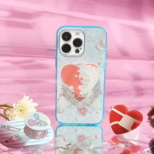 限时折上折【爱与眼泪是罗曼蒂克】燃烧的心 POPGRIP泡泡骚 Popout异形系列 红色 爱心 商品图2