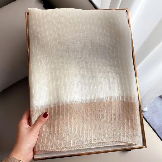 2021秋冬新款百搭两用围巾韩版超大披肩女丝毛复古拼色丝巾装饰 商品图2