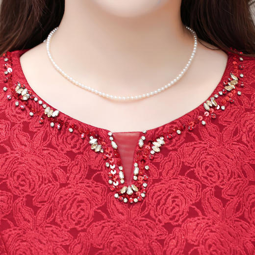 时尚气质，纯色连衣裙QYM-LRX-JDN9902-Y 商品图3