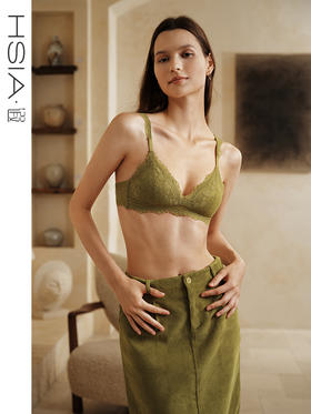 【心动季节】遐内衣女全蕾丝秋冬新品法式防凸点中小胸无钢圈文胸