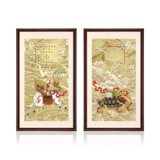 河图洛书 铜雕艺术画 商品图0