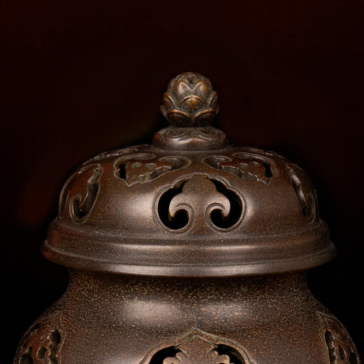 吉祥古法香炉 小号带座帝王熏炉 商品图2